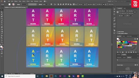 Adobe Illustrator How To Make Abstract Background Tutorial Membuat