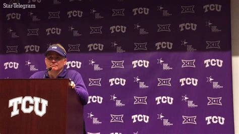 Tcu Coach Gary Patterson Displeased With Horned Frogs Attitude In Win Over Iowa State