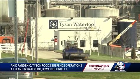 Tyson Foods Suspends Operations At Its Largest Pork Plant After Iowa