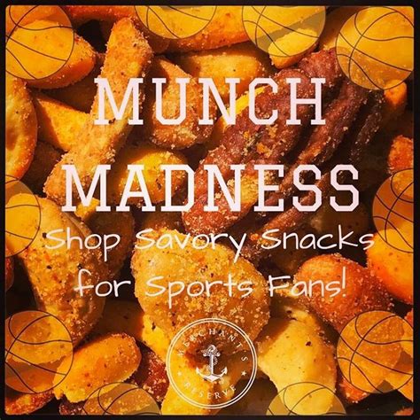Munch Madness Slam Dunk Snacks From Merchants Reserve 🏀 Savory