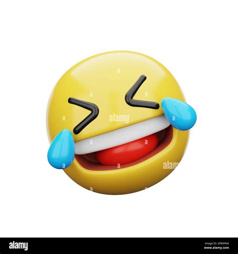 3d Emoji Rolling On The Floor Laughing Stock Photo Alamy