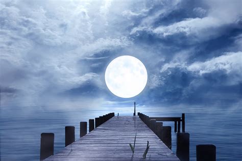 Good Night Full Moon Moonlight Free Photo On Pixabay Pixabay