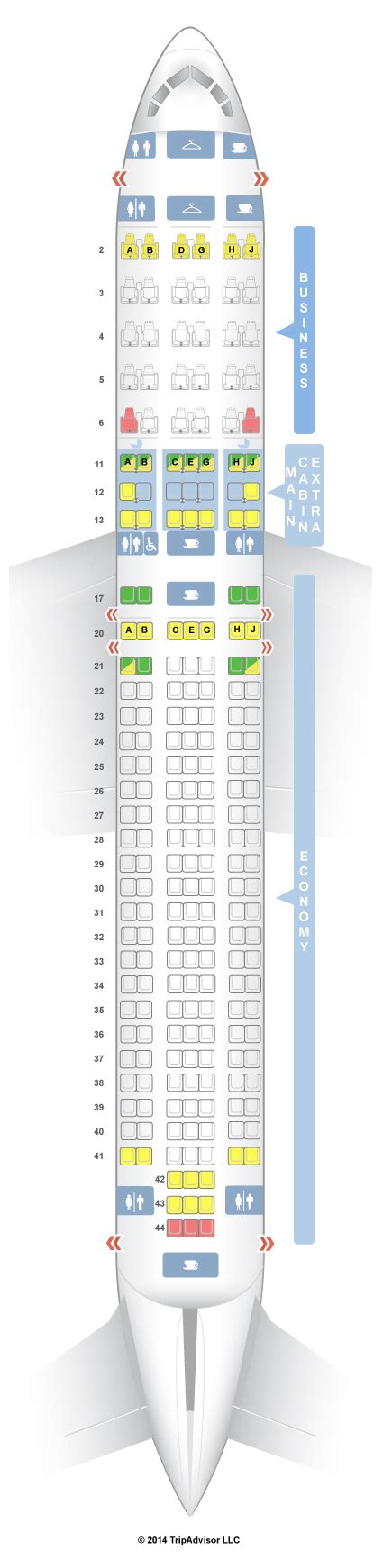Seatguru Seat Map American Airlines Boeing 767 300 763 V1 American