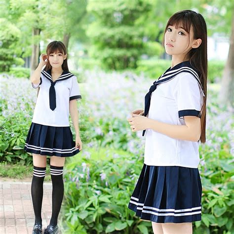 Buy School Uniform Set Student Uniform Tie Sailor Suit