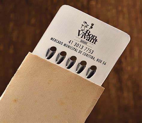 The minimalism and smart execution of the idea make this design included in our list of most creative business cards. The 30 Most Amazing Business Cards You've Ever Seen. Ever.