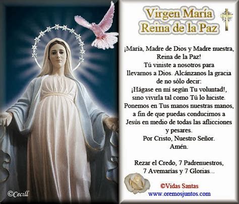Virgen MarÍa Ruega Por Nosotros Oraciones A La Virgen MarÍa Reina