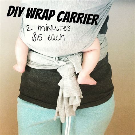 Neverhomemaker Diy Wrap Carrier No Sew Diy Baby Carrier Wrap Diy