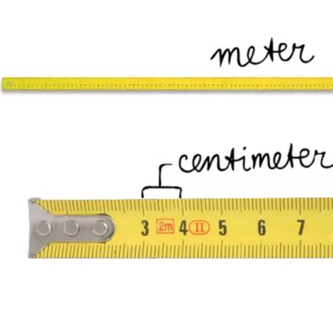 Lengtematen 1 Meter En Centimeter De Sommenfabriek