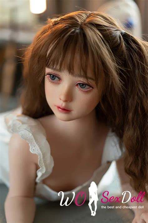 Customized Flat Chested Sex Doll Life Size Silicone Mini Love Doll 100cm Wosexdoll