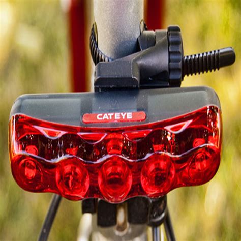 Bike Rear Light Cateye Tl Ld610 Black Bicycle Led Tail Lamp Bright