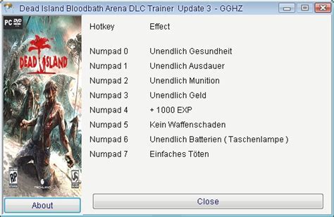 Dead Island Trainer 8 130 Bloodbath Arena Dlc Gghz