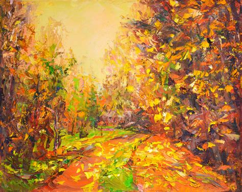 Iryna Kastsova Autumn In The Forest For Sale At 1stdibs