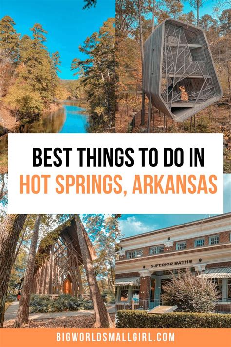 The Words Best Things To Do In Hot Springs Arkansas With Images Of