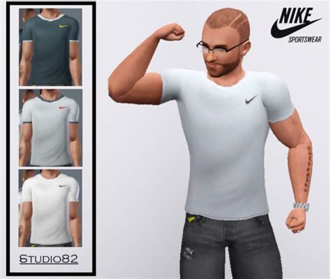 Mod The Sims Nike Sportswear Tees Set 1