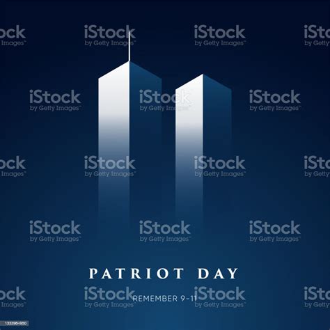 911 Patriot Day Banner Usa Patriot Day Card向量圖形及更多911追悼日圖片 911追悼日