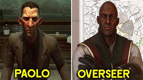 Dishonored 2 Side With Paolo Vs Overseer Byrne All Choices Youtube