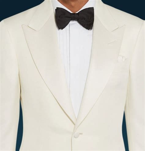 James Bond Tuxedo White Ivory Dinner Jacket White Tuxedo White
