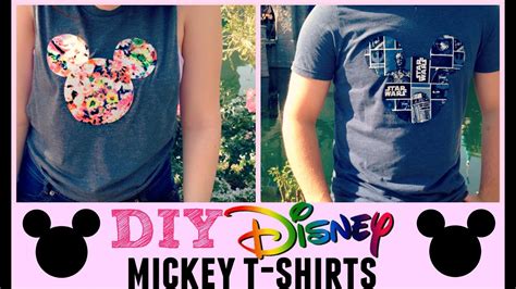 Disney Diy Mickey T Shirts Youtube