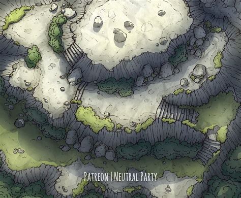 Winding Mountain Path Battlemaps Fantasy Map Isometric Map Dnd