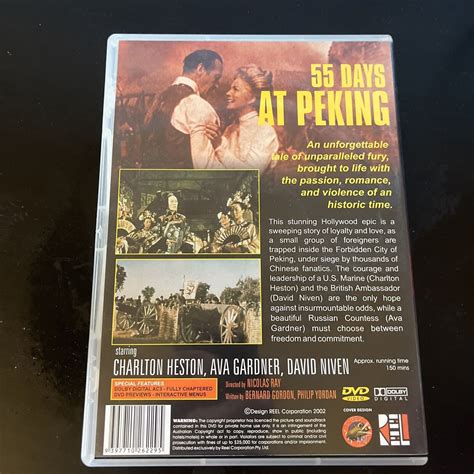 55 Days At Peking Dvd 1963 Charlton Heston Ava Gardner All Region