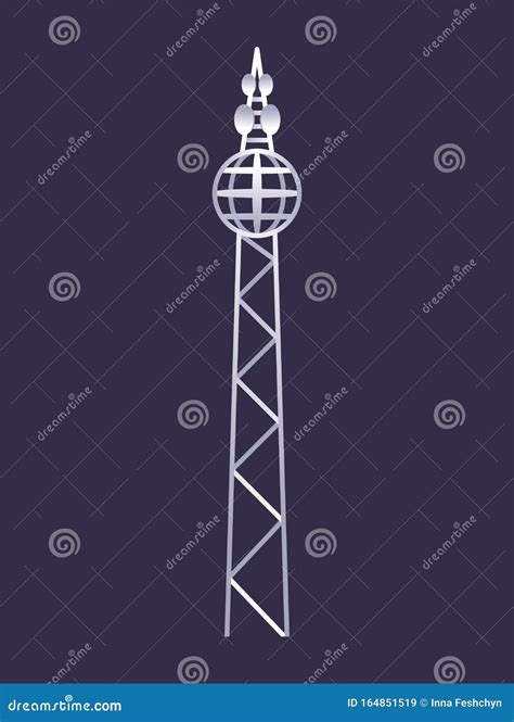 Wireless Tower Tv Radio Network Communication Satellite Antena Signal