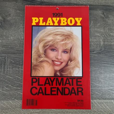 1991 PLAYBOY PLAYMATE Calendar Pin Up 12 99 PicClick