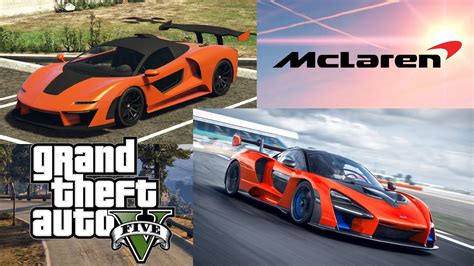 Gta V Cars In Real Life Mclaren Cars Youtube