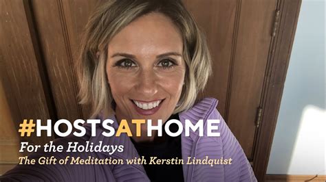 Quick And Easy Meditation Guide With Kerstin Lindquist Qvc Hosts At Home For The Holidays Youtube