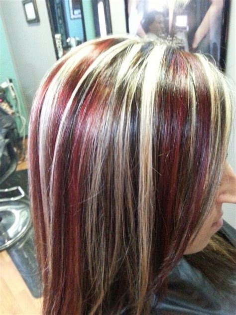 Red hair, like any other hair color, has many different shades and tones. Red blonde and black hair color highlights *All About You ...