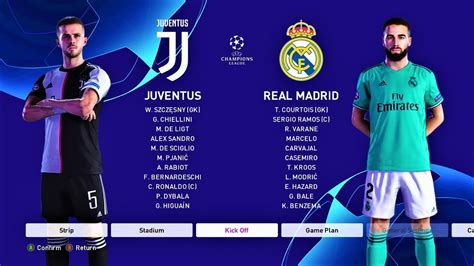 Juventus stood toe to toe with the great real madrid at the stadio olimpico, prevailing through goals. PES 2020 | Juventus vs Real Madrid | UEFA Champions League ...