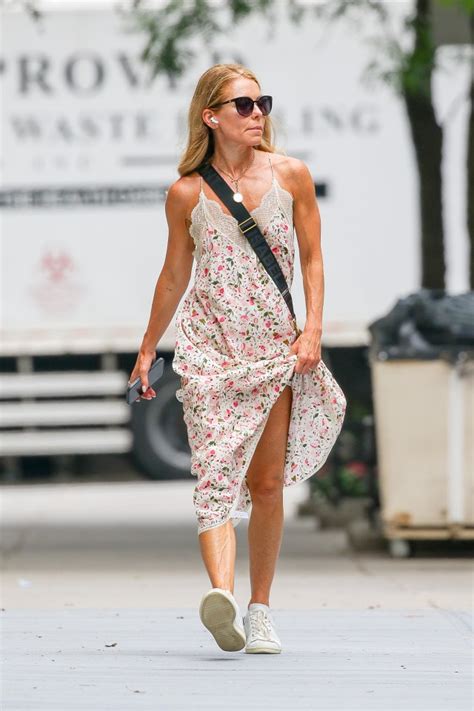 Kelly Ripa Spotted In Sundress And Sneakers During Nyc Stroll On Same