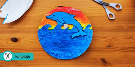 Diving Dolphin Under The Sea Crafts Teacher Made