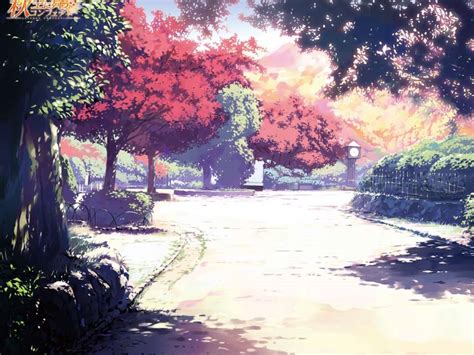 Baixar a imagem para telefone: Anime, Paisagem, Árvores ...