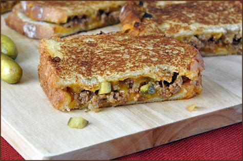 Dill Pickle Sloppy Joe Grilled Cheese Keeprecipes Your Universal Recipe Box