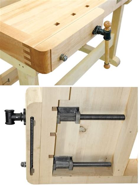 I wanted to add a leg vise to my work bench but didnt want to spend $300 on it, so i built one out of scrap wood and a scaffold. Another Chain Drive Vise | Toolmonger