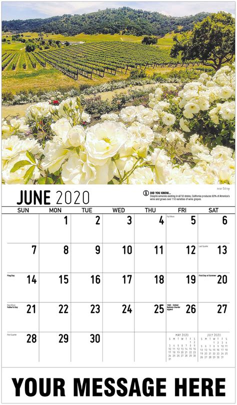 Scenes Of California 2020 Promotional Calendar California Scenic Calendar