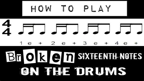 How To Play Sixteenth Note Patterns The Easy Way Drum Lesson Youtube