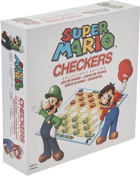 Super Mario Checkers Princess Power Edition Board Game Rules Of Play
