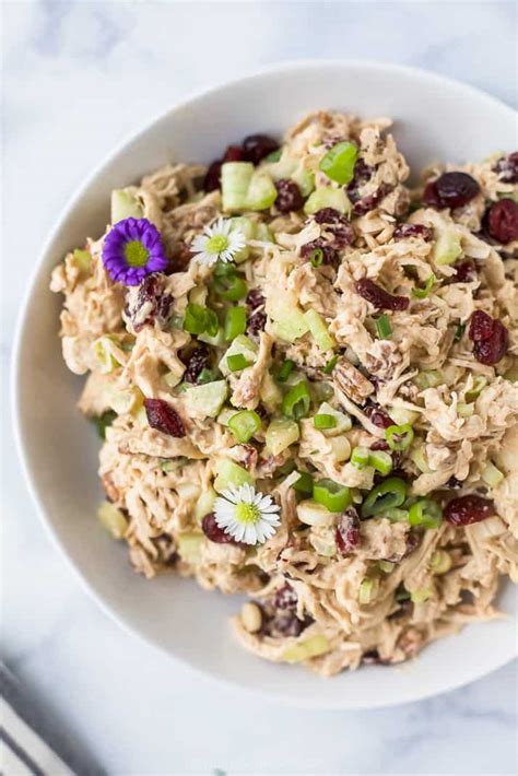 The other day i decided i would make one of my childhood favorites — chicken salad sandwiches. Easy Cranberry Chicken Salad Recipe | Joyful Healthy Eats