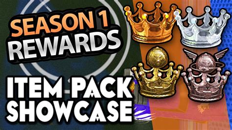 Season 1 Rewards Item Pack Showcase Rocket League Youtube