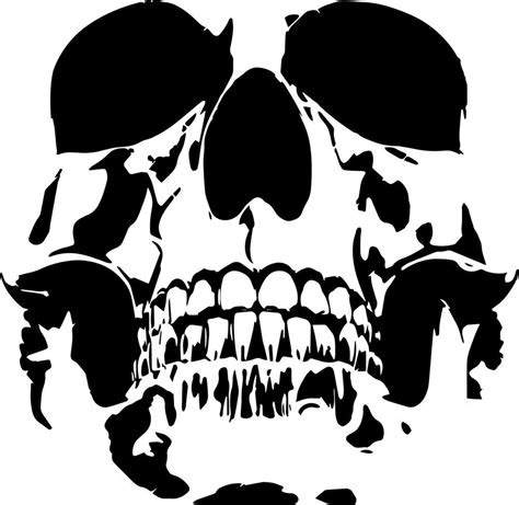 skull decal sticker for car truck laptop window custom skull decal skull stencil skull artwork