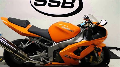 2004 Kawasaki Zx6r 636 Ninja Orange Used Motorcycle For Sale Eden