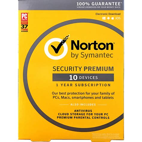 Norton security premium (norton security with backup) for 10 devices for 90 days the code can be activated in any country (region free). Symantec Norton Security Premium 21363450 B&H Photo Video