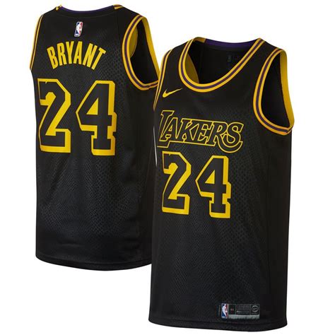 Youth Nike 24 Kobe Bryant Black Los Angeles Lakers Swingman Jersey