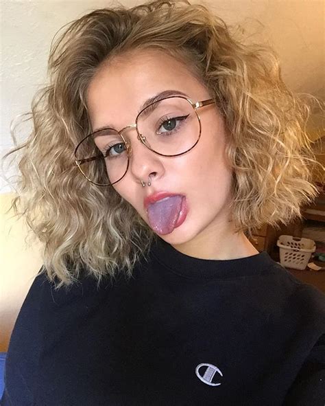 Typical Selfie Sticking Out My Tongue Curly Hair Photos Long Hair Styles Curly Bob Hairstyles