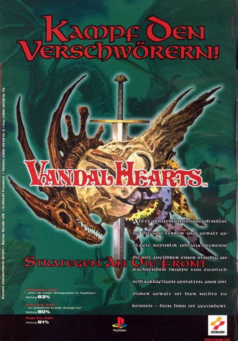 Vandal Hearts Official Promotional Image Mobygames