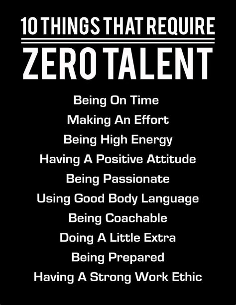 12 X 18 Poster 10 Things That Require Zero Talent Posters