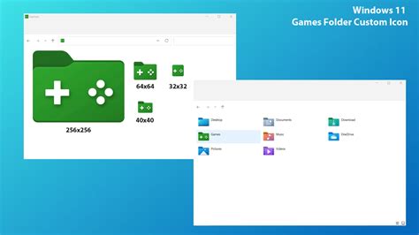 Windows 11 Custom Folder Icon Games By Alpbey On Deviantart