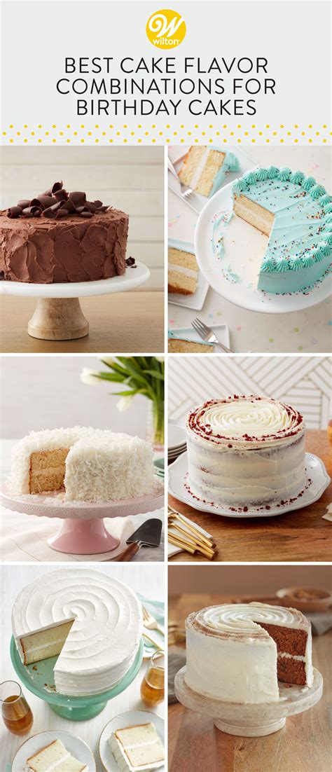 Best Cake Flavor Combinations For Birthday Cakes Wilton In 2021