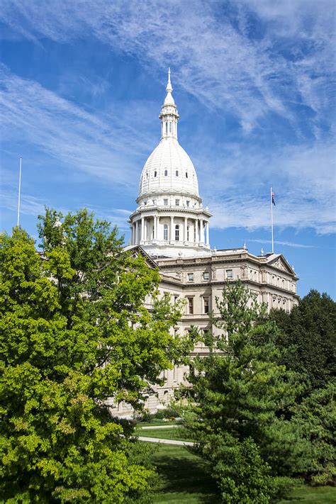 The Michigan Capitol Building Photograph By Gej Jones Fine Art America